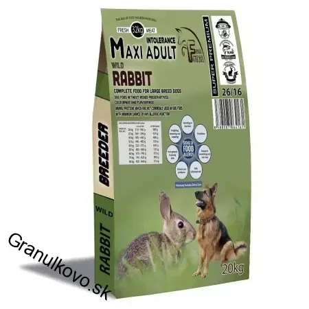Fresh Farm Rabbit Adult Medium Maxi Intolerance 20kg