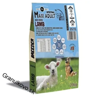 Fresh Farm Lamb Adult Medium&Maxi Intestinal 20kg